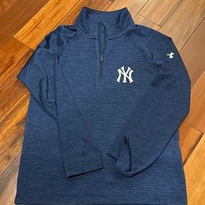 Under Armour. New York Yankees 3/4 zip. Drifit